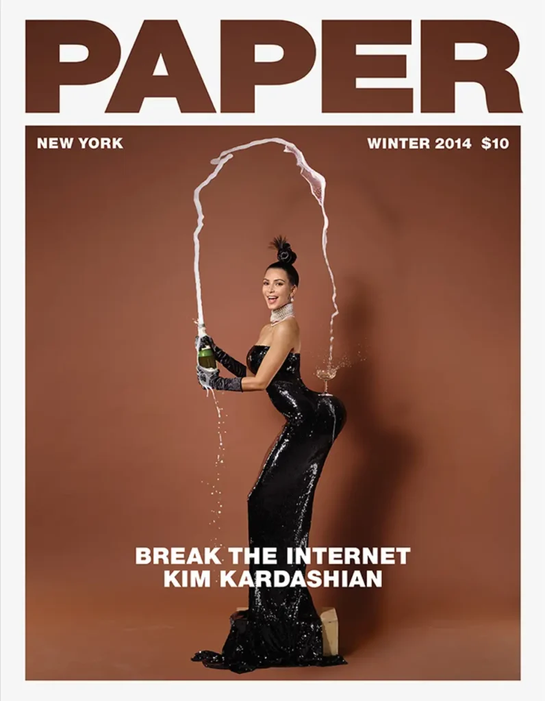 Kim Kardashian Paper Magazine