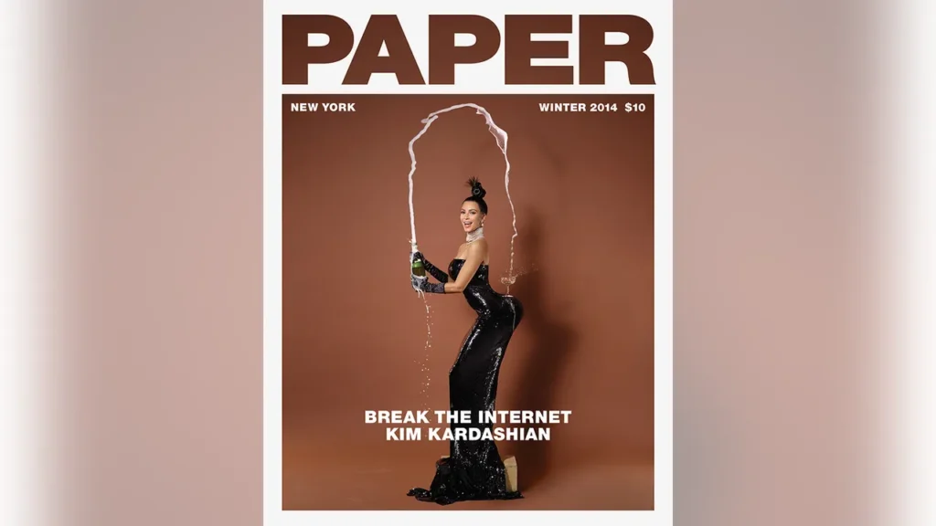 Kim Kardashian Paper Magazine